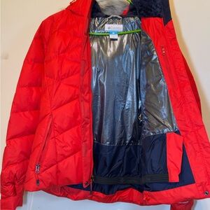 Columbia Bright Red/Orange Insulated Jacket